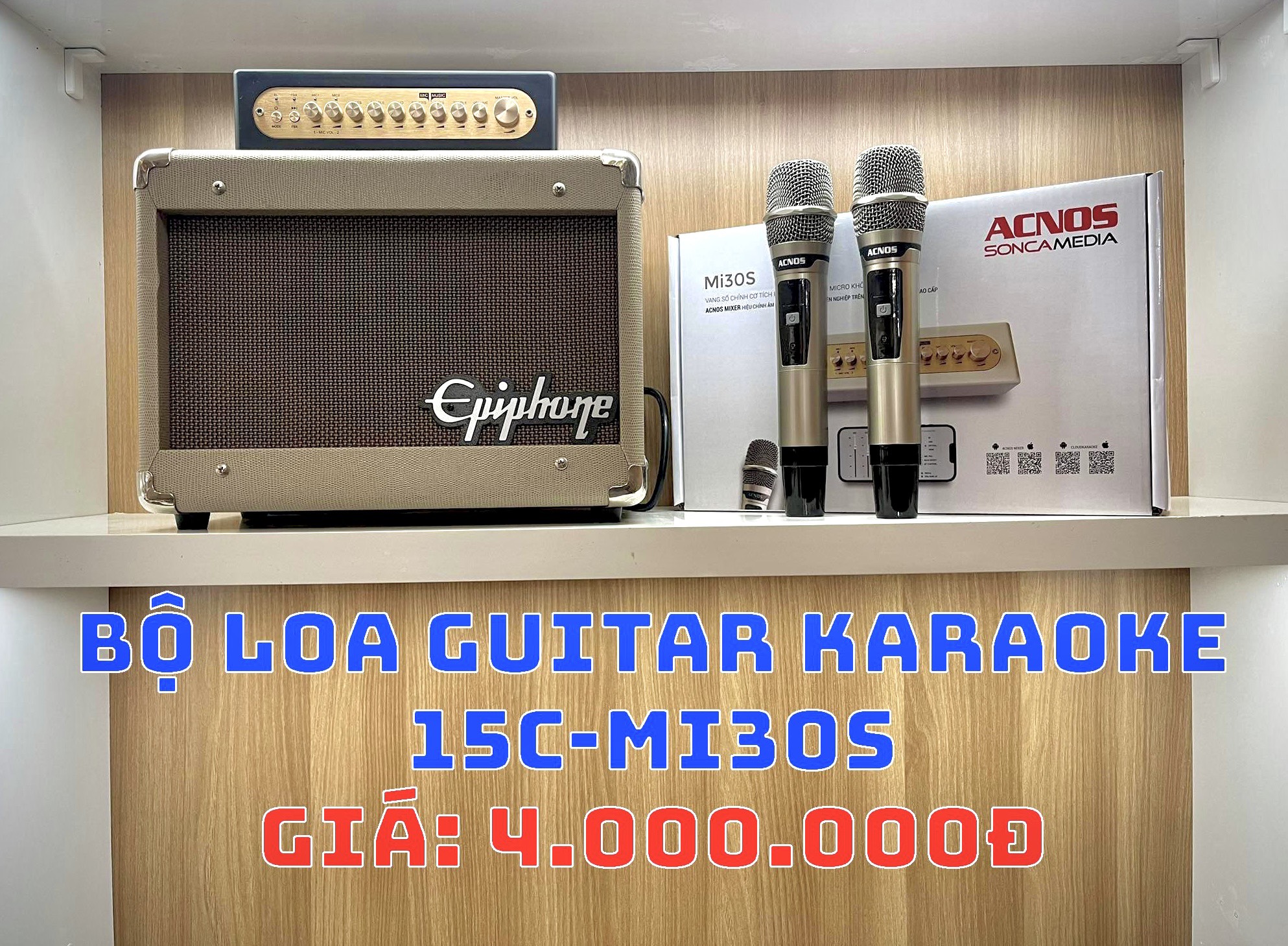 Bộ Loa Guitar Karaoke 15C-Mi30S